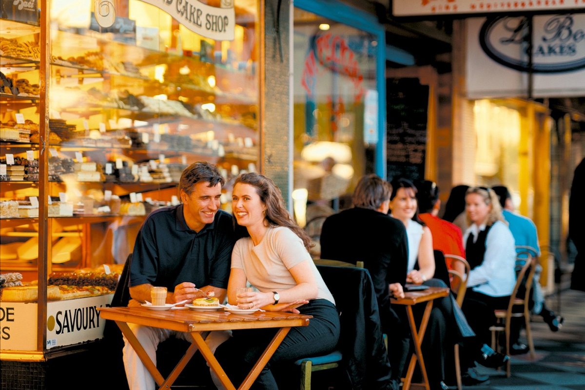 Paar im Café